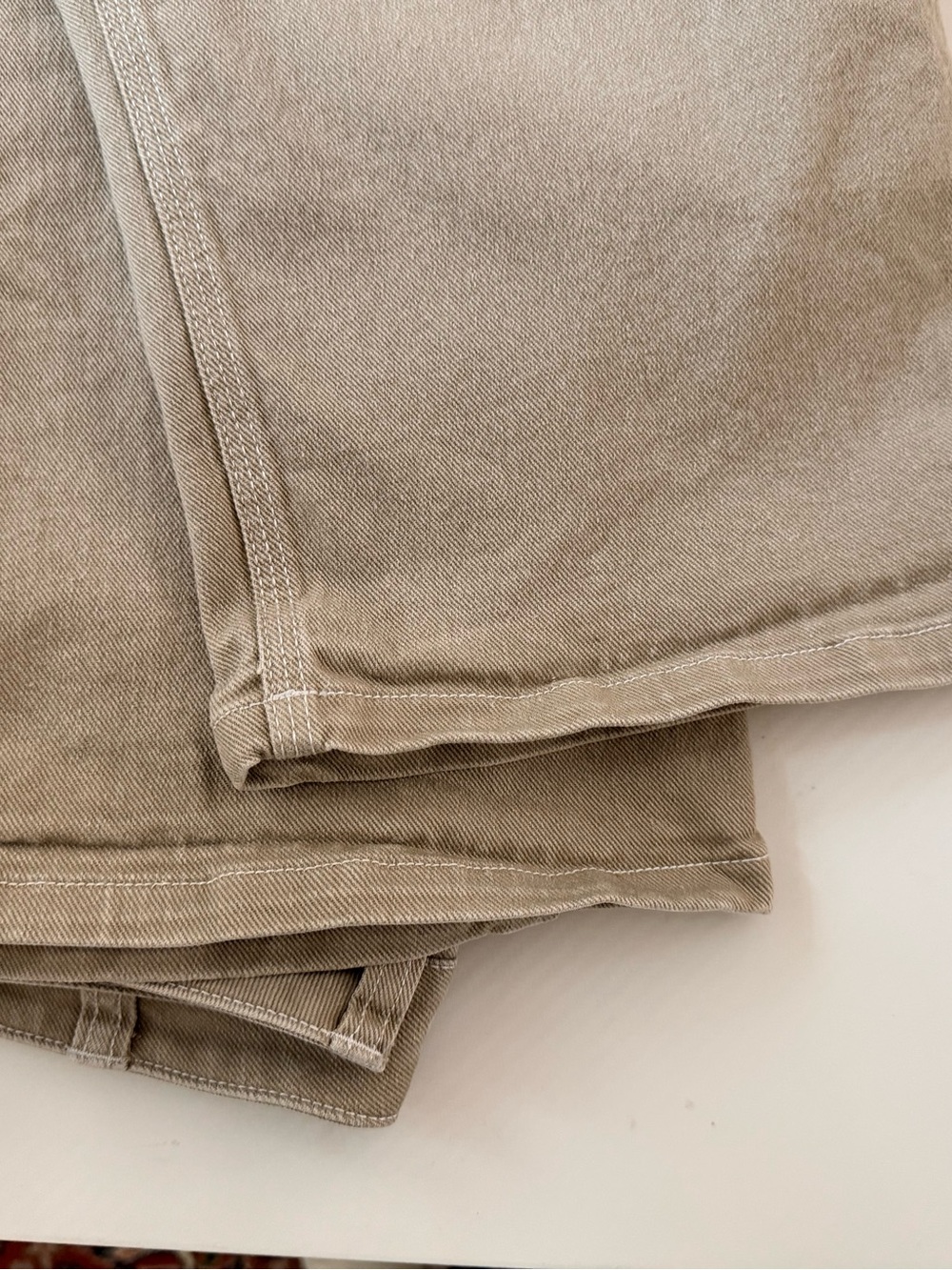 Nike Life Men’s Premium Carpenter Pants Khaki Twill Workwear 32 M - Picture 7 of 10